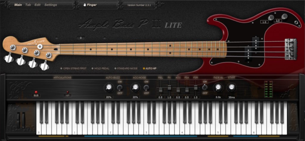 Ample Bass P II Lite free VST instrument