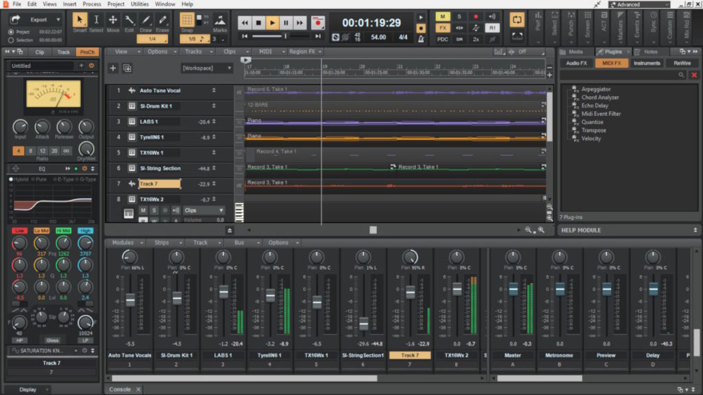 Cakewalk best free DAW for music production