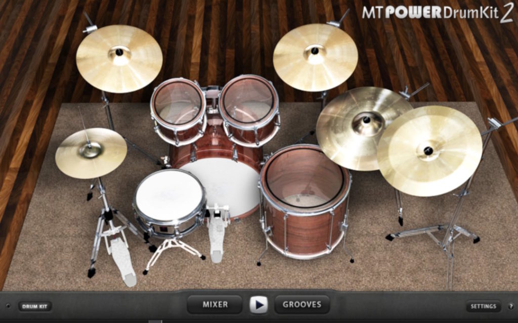 MT Power Drumkit free acoustic drumset