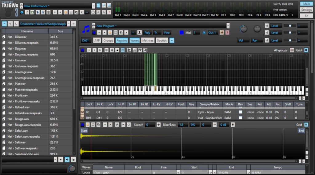 TX16Wx free sampler VST plugin