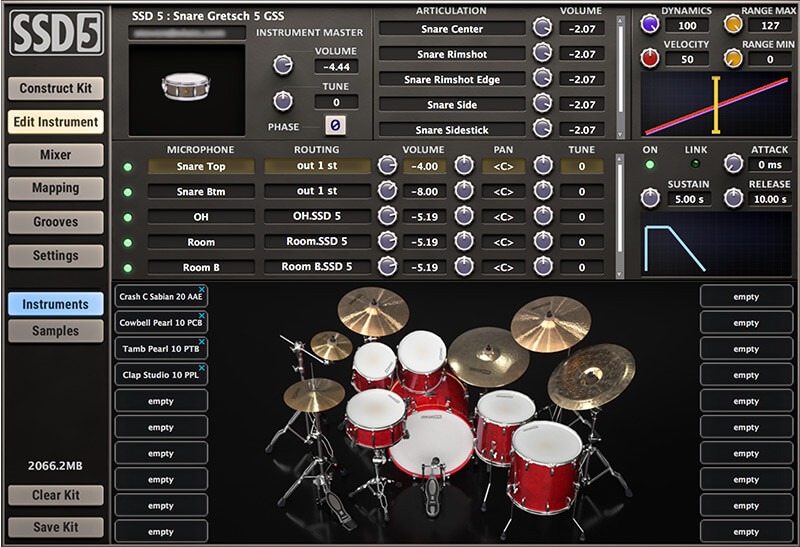 Steven Slate Drummer 5 free VST instrument