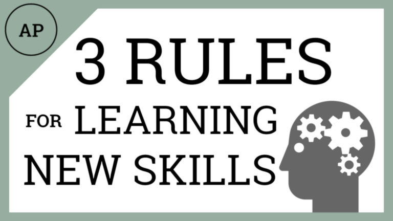 Read more about the article 3 Crucial Rules For Learning New Skills